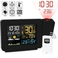 thumbnail image 1 of Projection Alarm Clock with Weather Station, Atomic Digital Alarm Clock with Projection on Ceiling,Indoor Outdoor Temperature Humidity Monitor Gauge,for Home Bedroom, 1 of 8