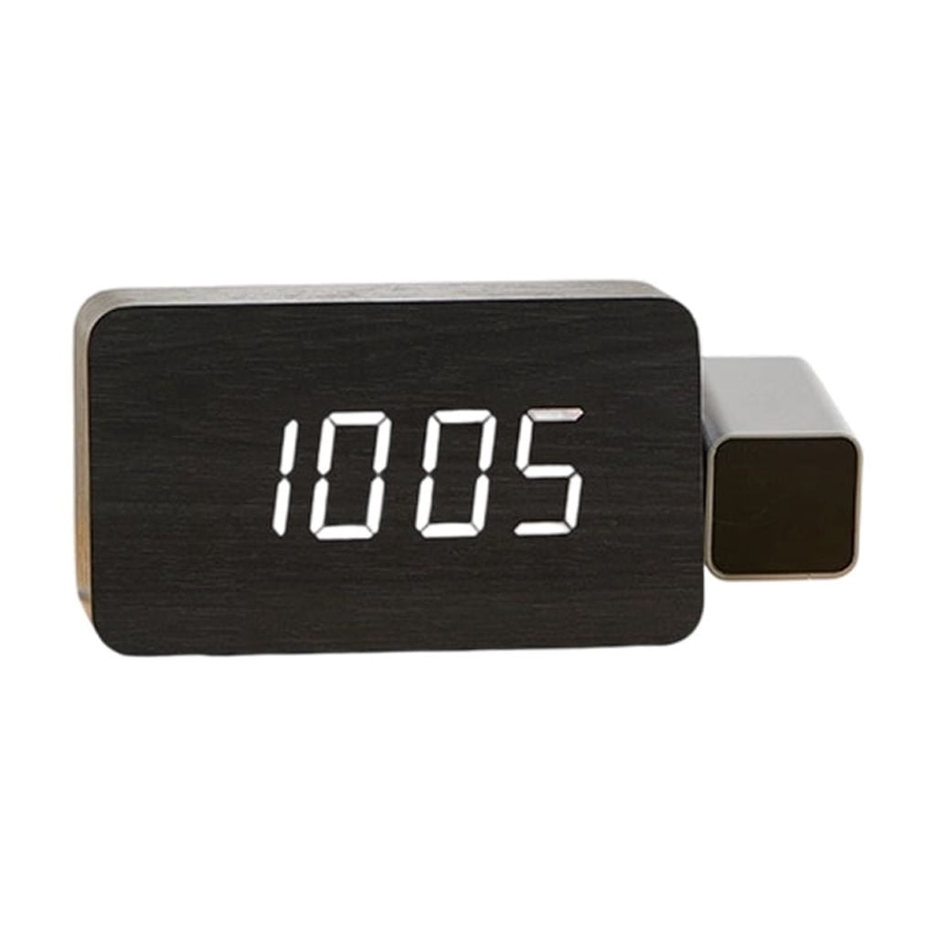 Projection Clock for Bedroom Ceiling, Alarm Clocks with 180° Rotatable Projector, Dates,Time and Night Light