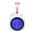 Projection Digital Alarm Clock on Ceiling Wall, LED Alarm Clock for