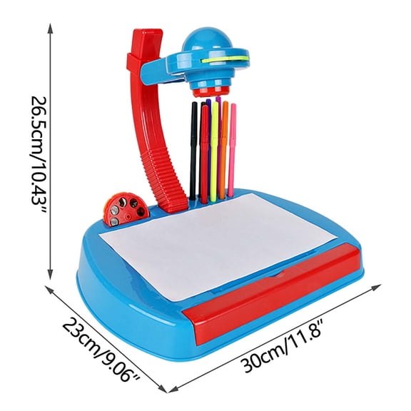 Projection Drawing Board Toy,Educational Painting Projector Toy,Creative Art Learning Toy,Kids Drawing Skill Training Toy,Early Education Painting Toy,Interactive Projection Play Learning Toy