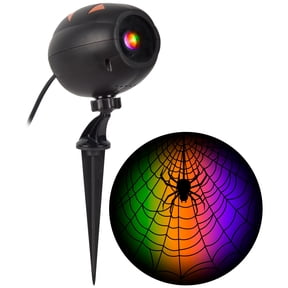Projection Lightshow Cascading Spider with Color