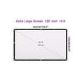 thumbnail image 1 of Projection Screen 120 inch 16:9 HD Foldable Anti-Crease Portable Projector Movies Screen for Home Theater Outdoor Indoor Support Double Sided Projection, 1 of 1