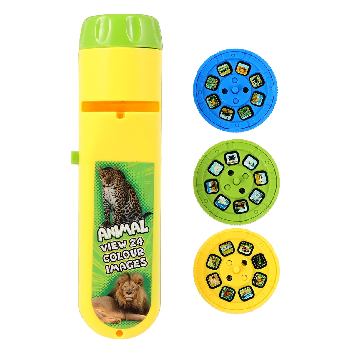 Projection Toy Childrens Tylonal Slide Projector Torch Flashlight Chic