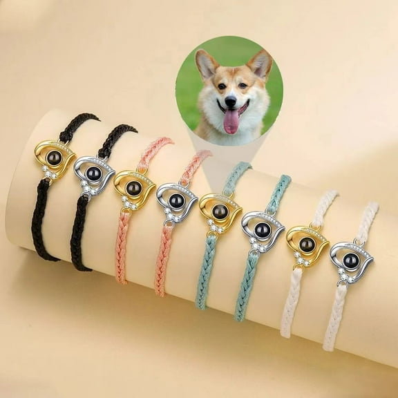 Projection Woven Customized Color Photo Bracelet