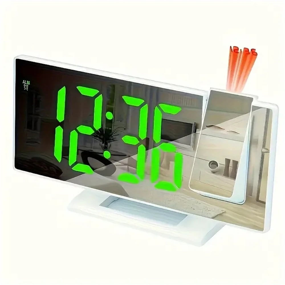 Projection alarm clock multifunction Intelligent luminous clock Bedroom ...