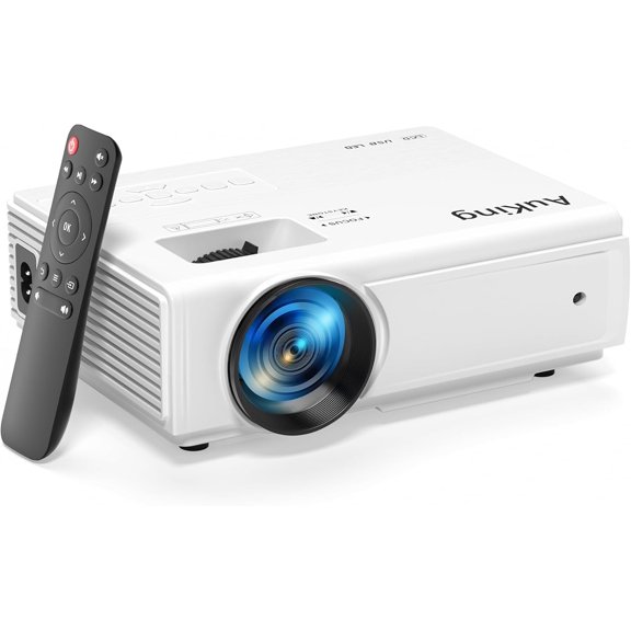 Projector, 2025 Upgraded Mini Projector, Full HD 1080P Home Theater Video Projector, Compatible with HDMI/USB/AV/Smartphone/TV Box/Laptop