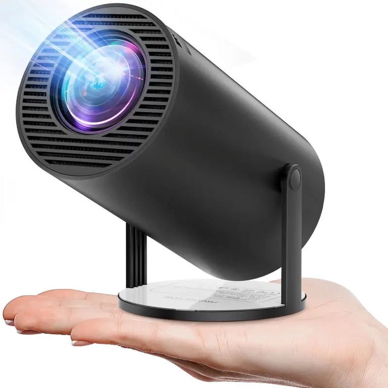 Projector 4K 1080P Support, Mini Projector Smart for Movie