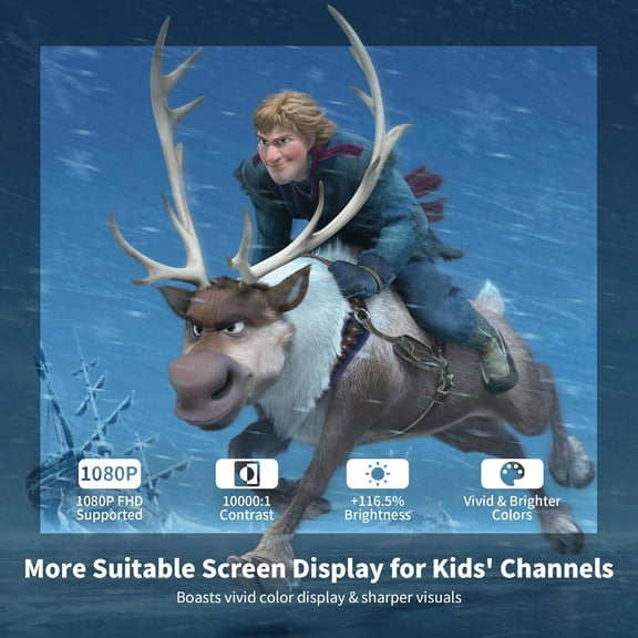 Projector 4K Support Full HD 1080P Portable Outdoor Movie Projector 270°