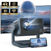 Projector with 5G WiFi and Bluetooth, Native 1080P Projector, Full HD 18000LM Movie Projector, 150 Display Support 4k Home Theater, Compatible with Phone/Laptop/TV Stick