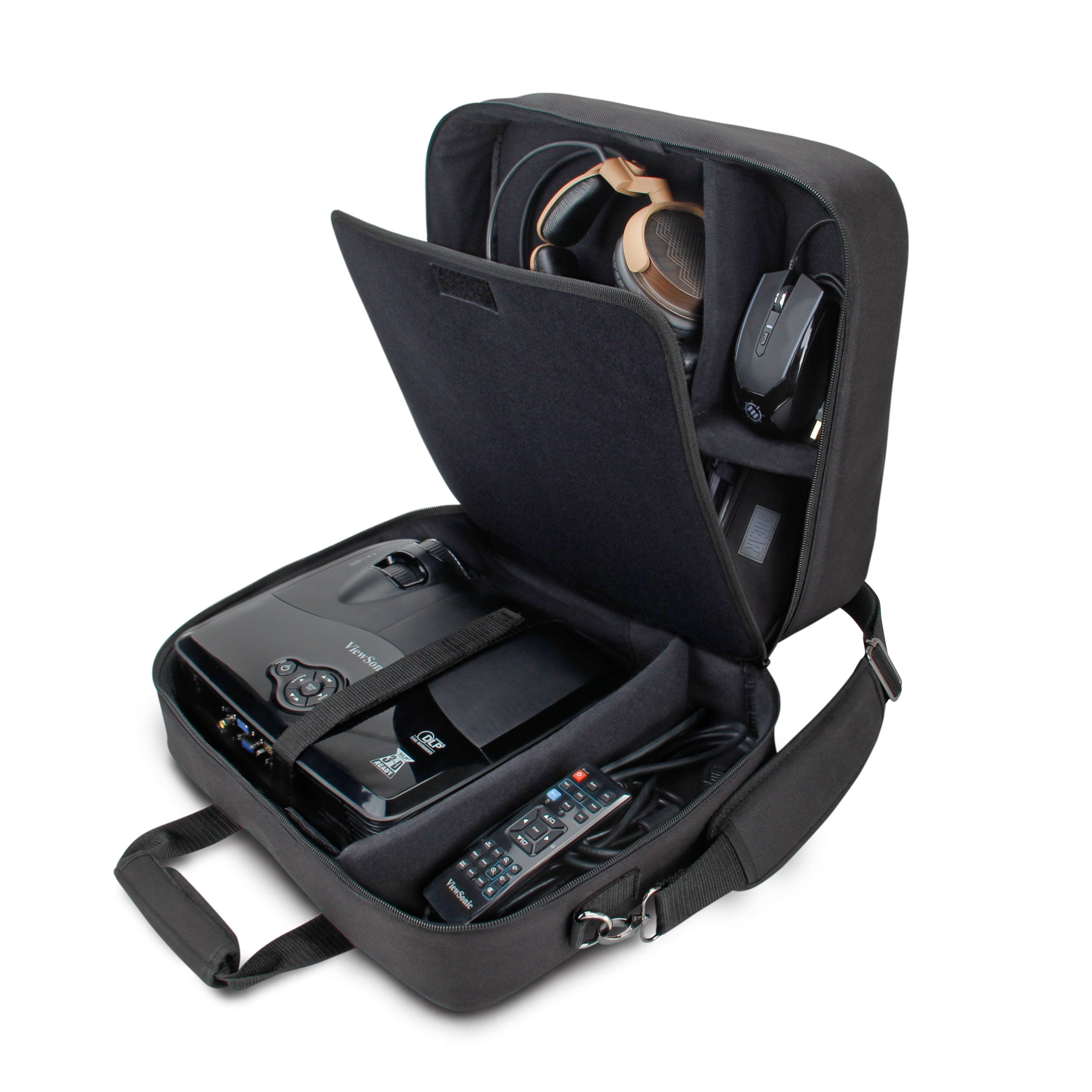 Projector Carrying Case Bag for ViewSonic & Epson with Shoulder Strap