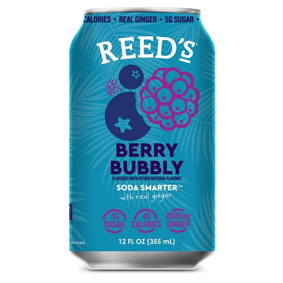 Reed's Berry Bubbly Functional Soda