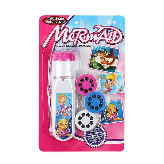 Projector Flashlight New Arrivals 5.3 InchKids Flashlights for Boys Children Projector Toys 3 Discs 24 Images Night Light Story Projector For Kids Gifts