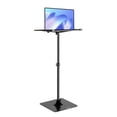 thumbnail image 1 of Projector Floor Stand Adjustable Height from 30.3 to 63.4 in, DJ Equipment, Projector Mount with Tray, Ideal for Outdoor Movies, Home, Office, Stage and Studio, 1 of 10