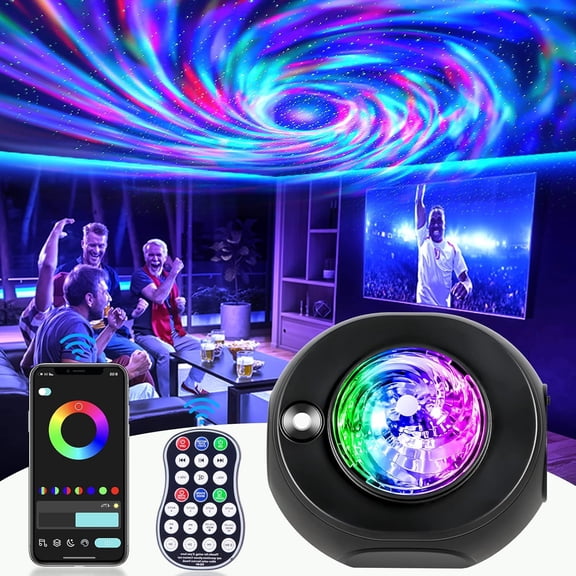 Projector Galaxy Light, Galaxy Projector for with APP Remote Control, Timer - Night Light Projector for Adult Light Projector Decorations Wedding Club Decor