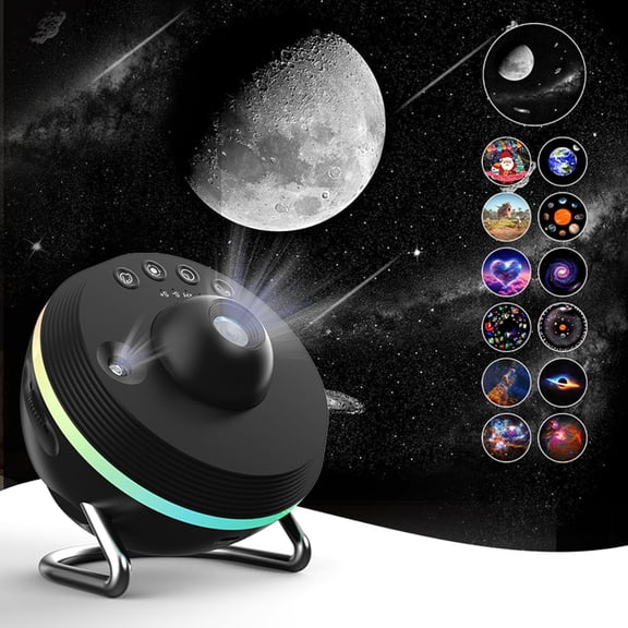 Projector, Galaxy Projector Night Light,4K Planetarium Projector with 13 Image Discs,Sky Light Room Decor,for Christmas and Halloween,Party,Birthday,Valentines