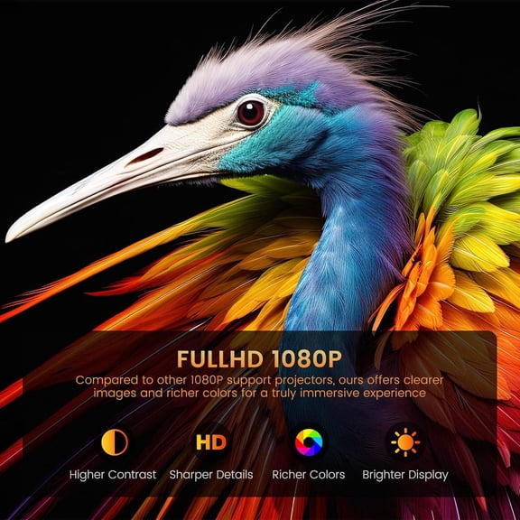 Projector HY300 PRO, Android TV 11.0 Portable Video Projector Support 4K 1080P with Dual-Band WIFI6 5.4 Auto Correction for Home Theater