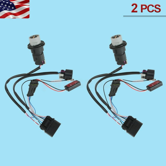 Projector Headlight Converter Adapter Plug Wire For 2013-2018 Ram 1500 2500 3500