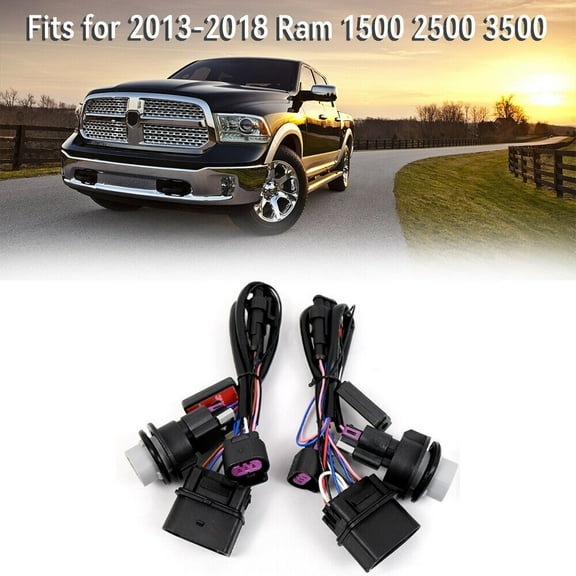 Projector Headlights Conversion Wire Harness For 13-18 Ram 1500 2500 3500 6.7L!!