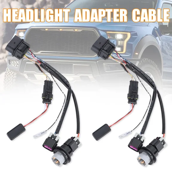 Projector Headlights Conversion Wire Harness For 13-18 Ram 1500 2500 3500 6.7L