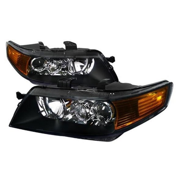 Projector Headlights for 04 to 05 Acura TSX - Black - 20 x 11 x 27 in.