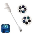 thumbnail image 1 of Projector, Moon Galaxy Night Light for Bedroom (5 Patterns) | Led Starry Sky Lamp with 360 Degree Flexible Gooseneck, Usb Powered Galaxy Light for Home Decor Sleep Mood Lighting, 1 of 7