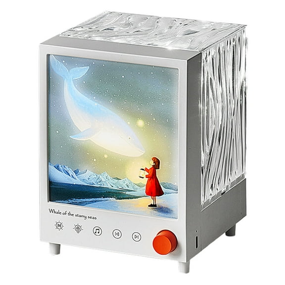 Projector Night Light for Bedroom  Built-in Bluetooth, 4 Light Modes & 3 Sound Themes (White Noise) for Home Relaxation, Party Music & Sleep