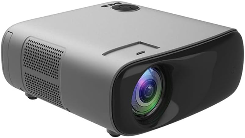 Projector Office Support 4K High Brightness LED Screen Voice Mini Home Projector (D As the picture shows)