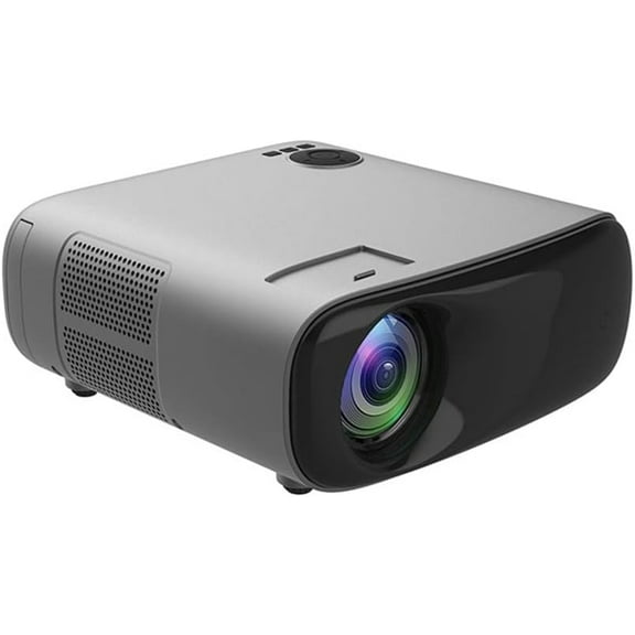 Projector Office Support 4K High Brightness LED Screen Voice Mini Home Projector (D As the picture shows)