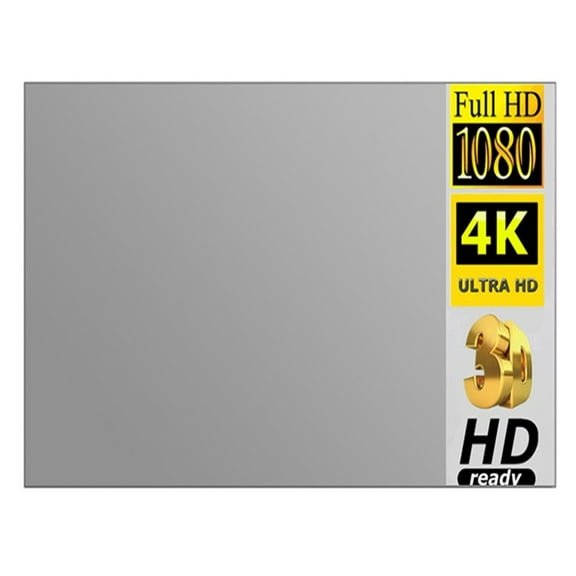 Projector Screen 100 120 133 Inch 16:9 Foldable Anti-Light Grey Reflective Cloth Portable Projection Screen For Home ,Wrinkle-Free