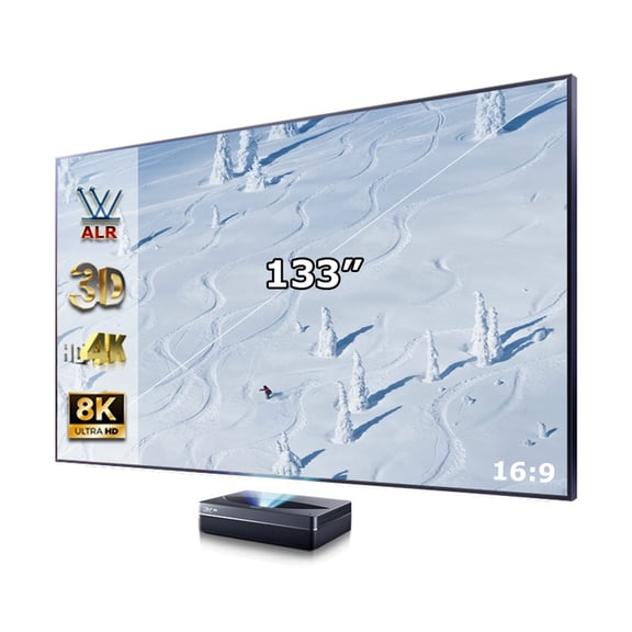 Projector Screen 133 Inch 16:9 With Fixed Frame 3D 4K Supported Suitable For Home Theater ,Not Opaque Projection