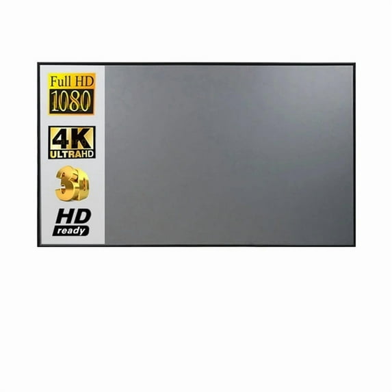 Projector Screen Anti-Light Curtain Portable Reflective Fabric Cloth 3D HD ,Wrinkle-Free