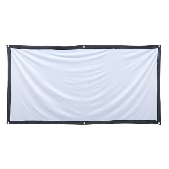 Projector Screen Cloth Classroom Camping Inflatable Movie Outdoor Polyester Office