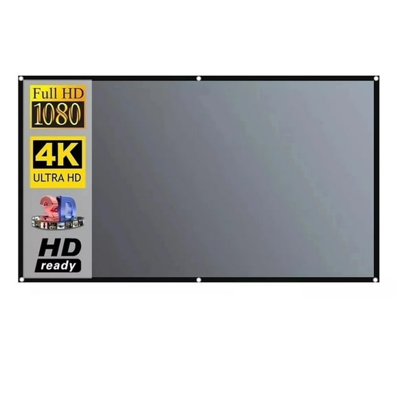 Projector Screen High Brightness Reflective Meta Home Outdoor Office ,Wrinkle-Free Outdoor Projector Screen