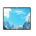 thumbnail image 1 of Projector Screen Metal Grey Anti-Light 60-130 inch Portable Reflective Screen ,Wrinkle-Free, 1 of 6