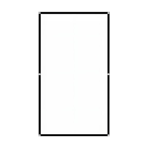 Projector Screen Milk Silk Projection Screen For Home Theater Outdoor Movies And Sports Event In Multiple Size