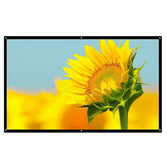 Projector Screen,Wall Indoors Outdoors Screen Theater Wall S N H70 70'' Portable 9 White 70 16 9 70 Inch Portable Screen H70 70 Portable 9 White Qisuo Screen Eryue H70 White Screen And
