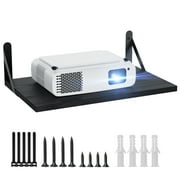 Projector Shelf,Projector Wall Mount Floating Shelf, Projector Stand,Projector Rack Holder,Projector Mount,PlayStation Shelf,Router Shelf Storage Box Modem Cable Shelf by Wood