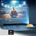 thumbnail image 1 of Projector with WIFI and Bluetooth, Portable Outdoor Mini Movie Projector, Native 720P, 4K Supported Compatible with Android/iOS/Windows/TV Stick/HDMI/USB, 1 of 6