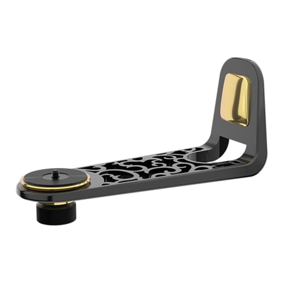 Projector Wall Bracket L-shape Aluminum Alloy Display Rack Hollowed Out Storage