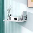 thumbnail image 1 of Projector Wall Mount Shelf, Projector Wall Mount Floating,Projector Shelf for Wall, Modem Shelf/Router Shelf/Cable Box Wall Mount/Router Wall Mount, Projector Holder Stand Accessories with Cable Ties, 1 of 7
