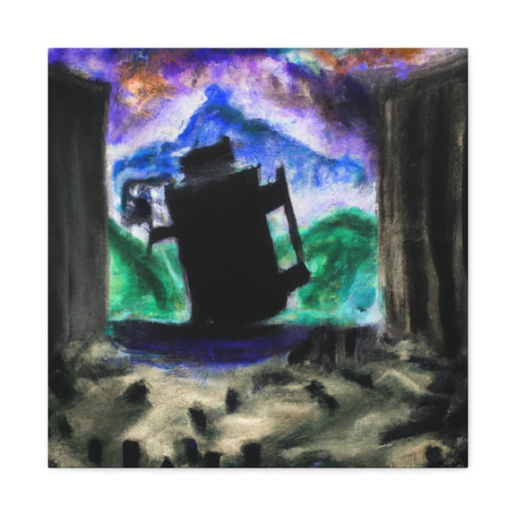 "Projector in the Stars" - Canvas