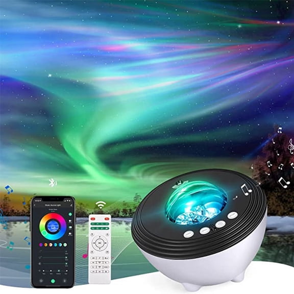 Projector with Music Speaker, Night Light, Sleep Aids, Sound Machine for Adults, Children, Smart LED Projector