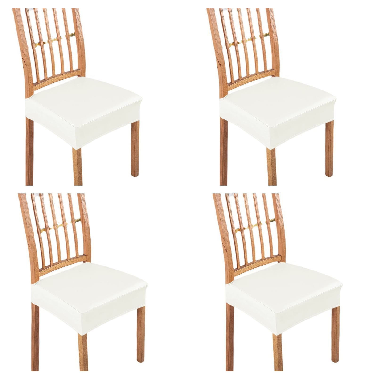 Projectretro Chair Covers Waterproof PU Leather Stretchable Chair