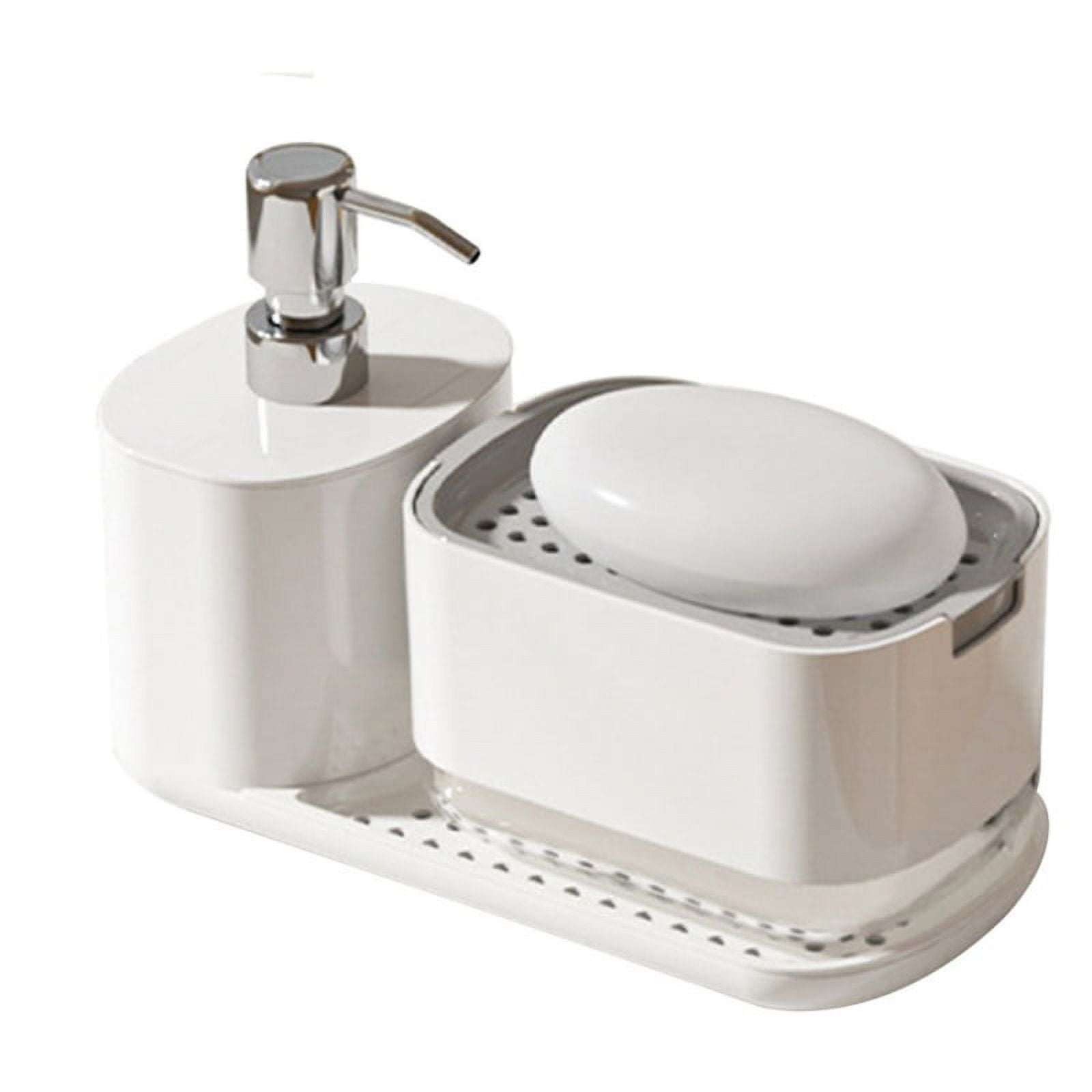 Projectretro Multifunctional 4in1 Kitchen Soap Dispenser Set Dish