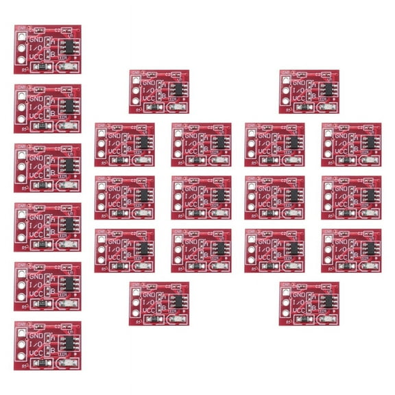 &  Projects Capacitive Touch Switch Modules 100 Pack Red Pcb Latching Single-Channel Ttp223