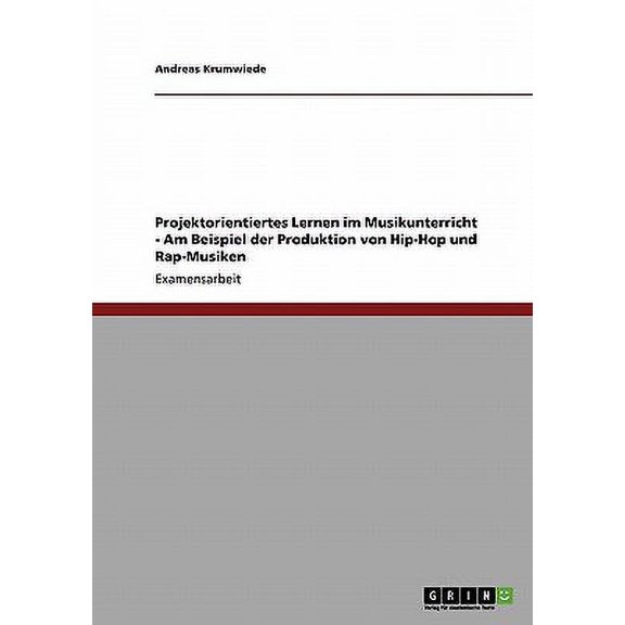 Projektorientiertes Lernen Im Musikunterricht