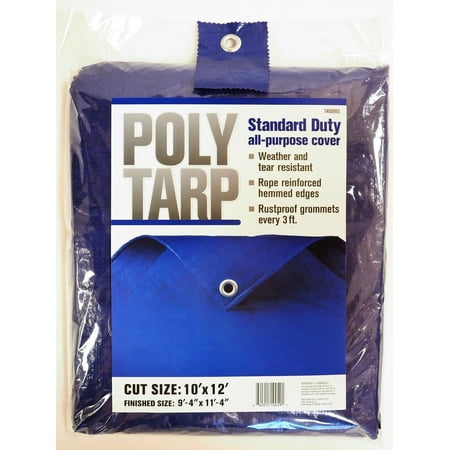 Projex 10 ft. x 12 ft. Light Duty Polyethylene Tarp Blue