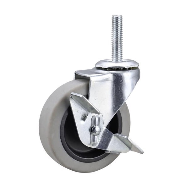 CASTER TPR SWVL 110# 3" (Pack of 1)