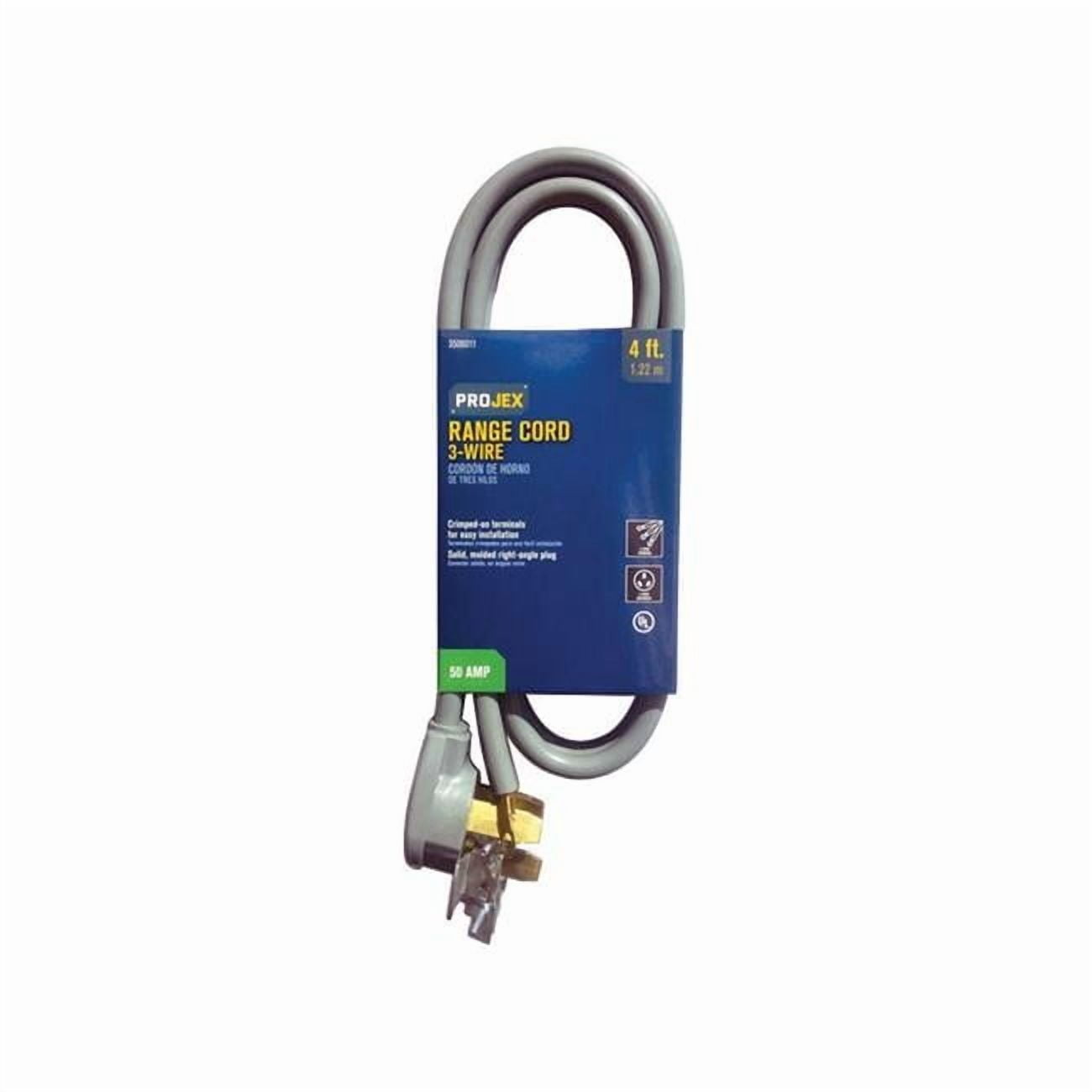 Projex 3506011 4 ft. Appliance Cord - Gray