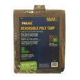 thumbnail image 1 of Projex 7402779 8 x 6 ft. Medium Duty Polyethylene Tarp, Brown & Green, 1 of 1